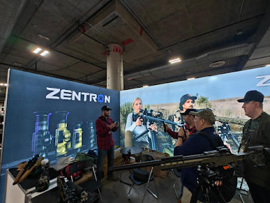 Zentron thermal optics display at SHOT Show 2026